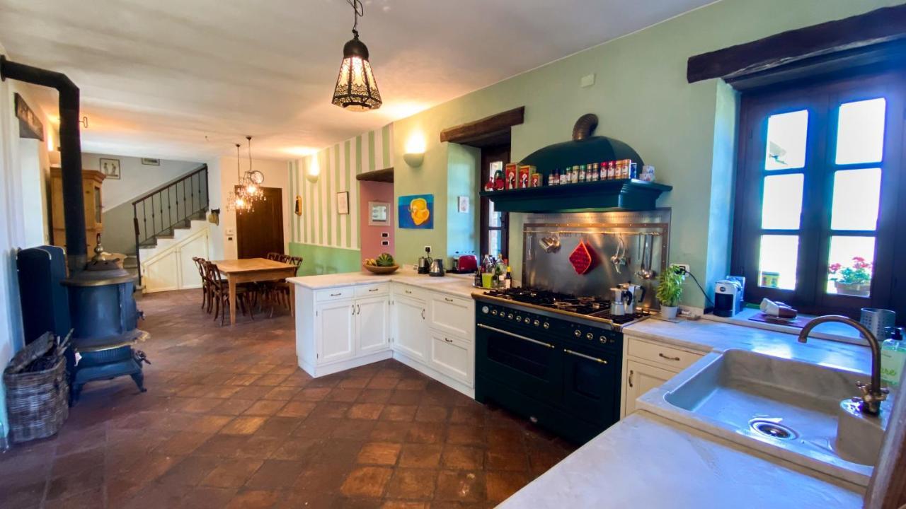 Vakantiehuis Casa Dolce Vista Monastero Bormida Ngoại thất bức ảnh