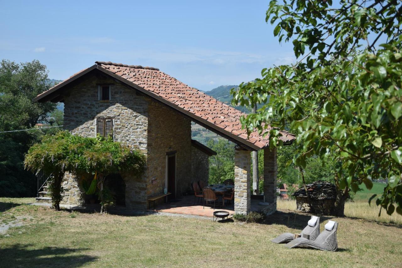 Vakantiehuis Casa Dolce Vista Monastero Bormida Ngoại thất bức ảnh