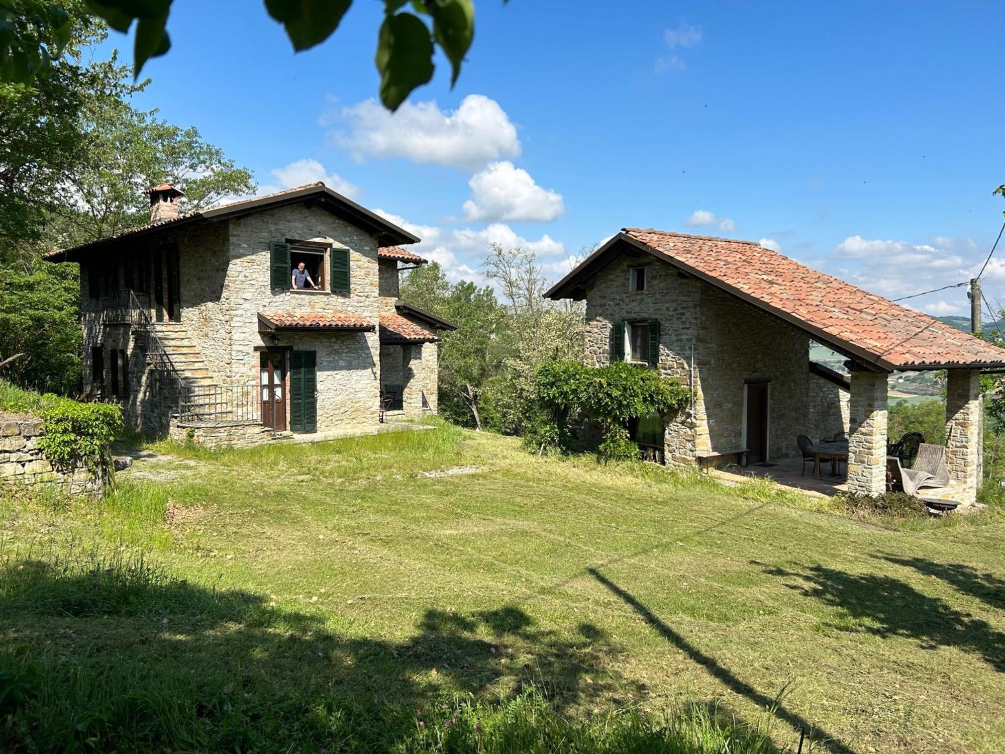 Vakantiehuis Casa Dolce Vista Monastero Bormida Ngoại thất bức ảnh