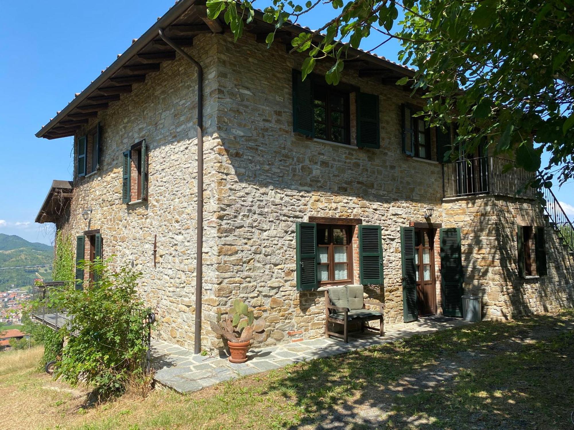 Vakantiehuis Casa Dolce Vista Monastero Bormida Ngoại thất bức ảnh