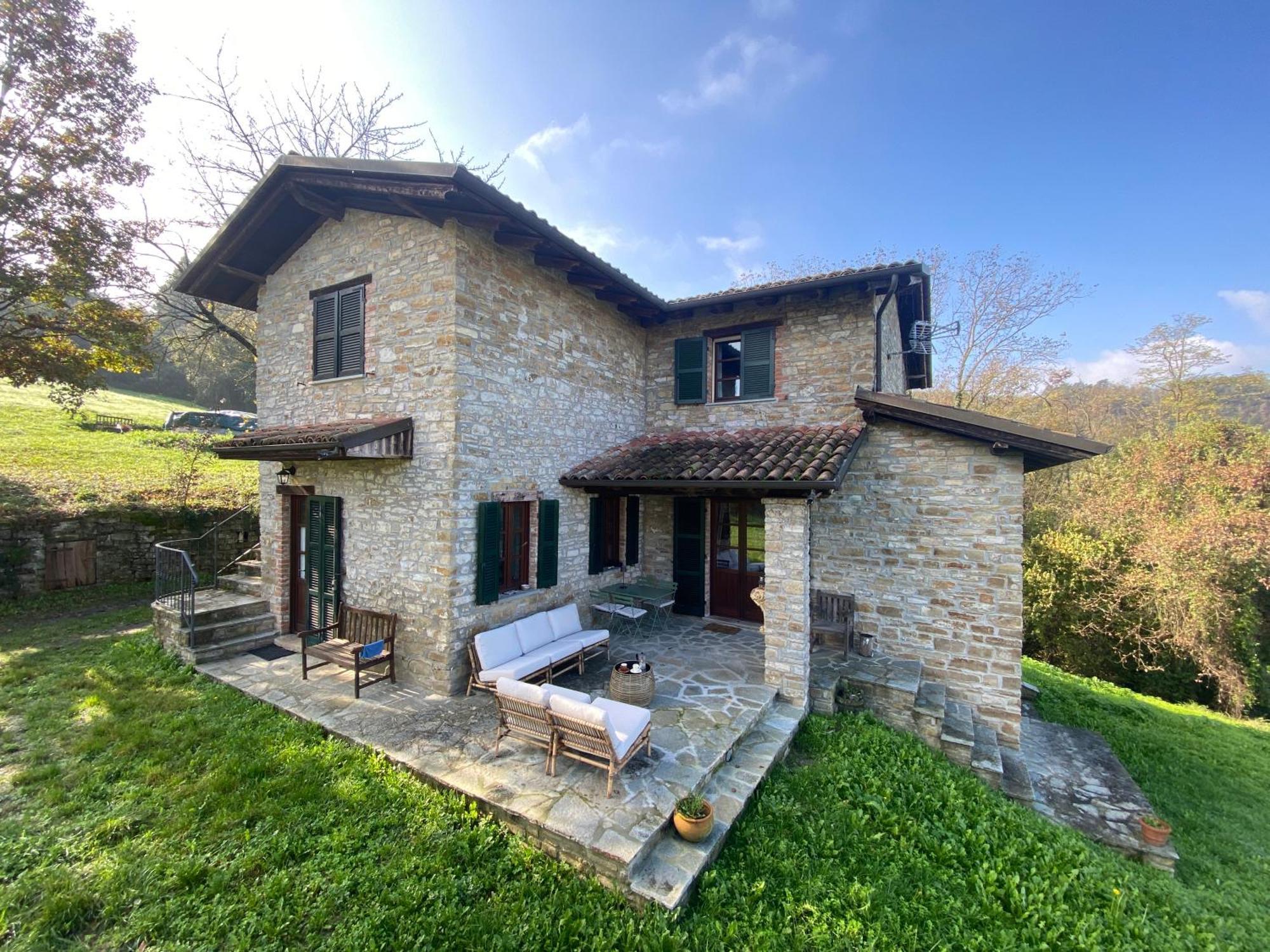 Vakantiehuis Casa Dolce Vista Monastero Bormida Ngoại thất bức ảnh